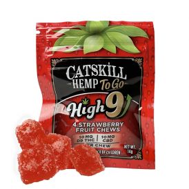 Catskill Hemp Co. High-9 Strwbry Fruit Chews 4ct