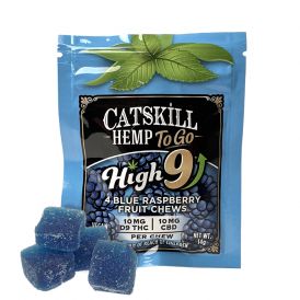 Catskill Hemp Co. High-9 Blue Razz Fruit Chews 4ct