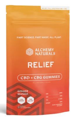 Alchemy Naturals CBD/CBG FS Relief CBD Gummies 150