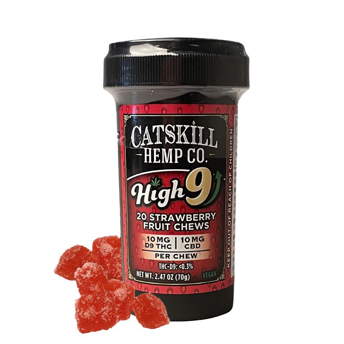 Catskill Hemp Co. High-9 Strwbry Fruit Chews 20ct