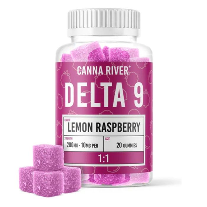 Canna River D9 Gummies Lemon Raspberry 20ct