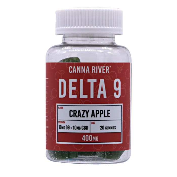 Canna River Delta 9 Gummies Crazy Apple 20ct