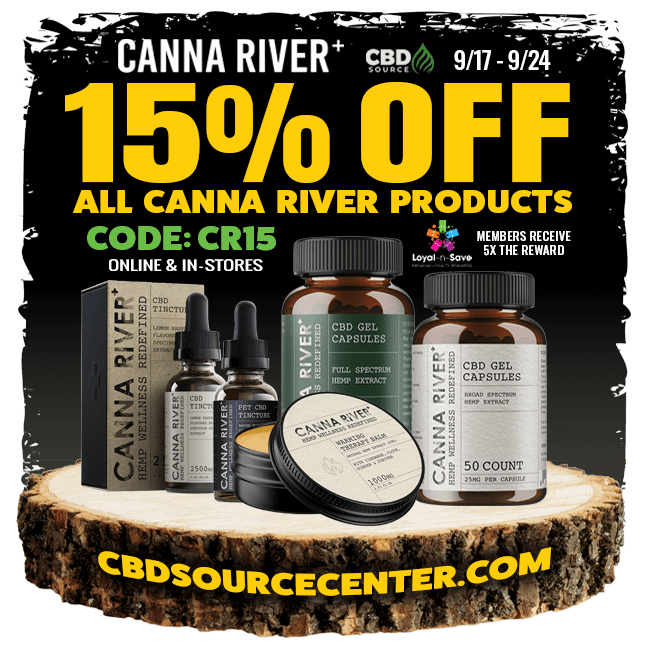 Canna River 15% off all products 9/17th- 9/24th code: CR15